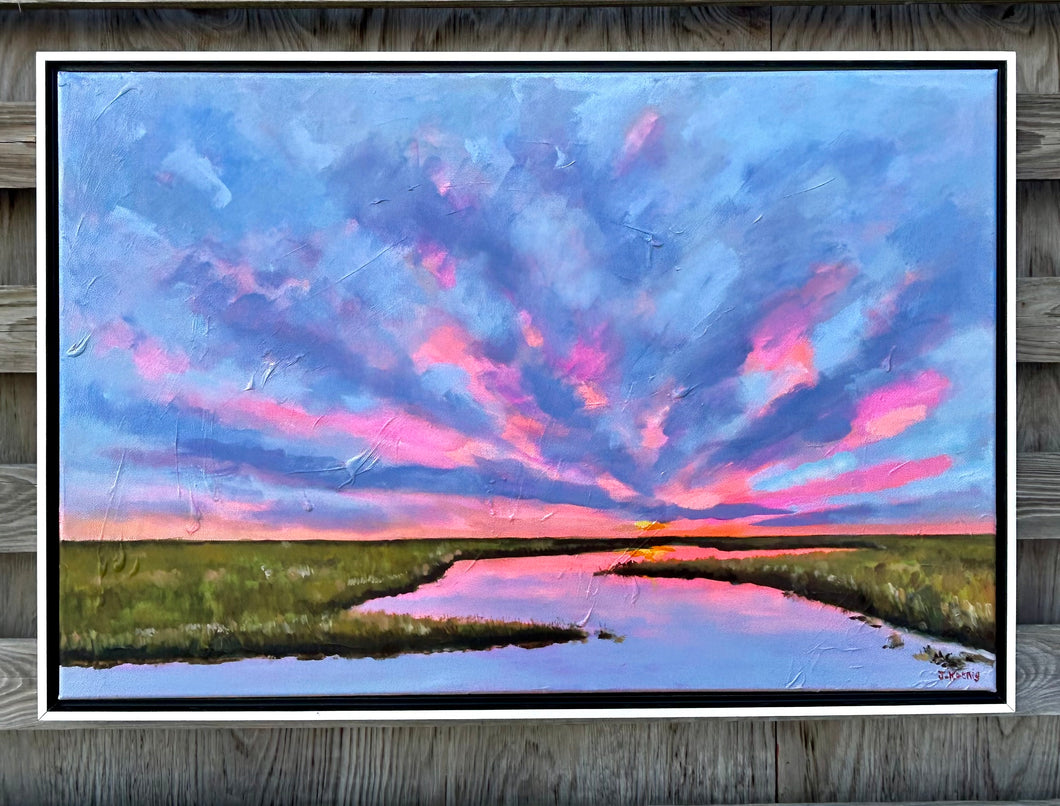 Sunset over the Albermarle