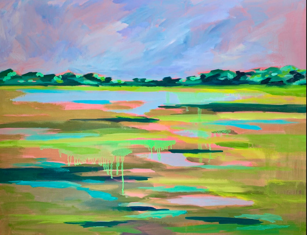 Green Hue Landscape