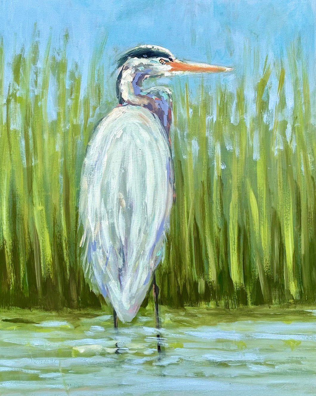 Heron on the Waterfront
