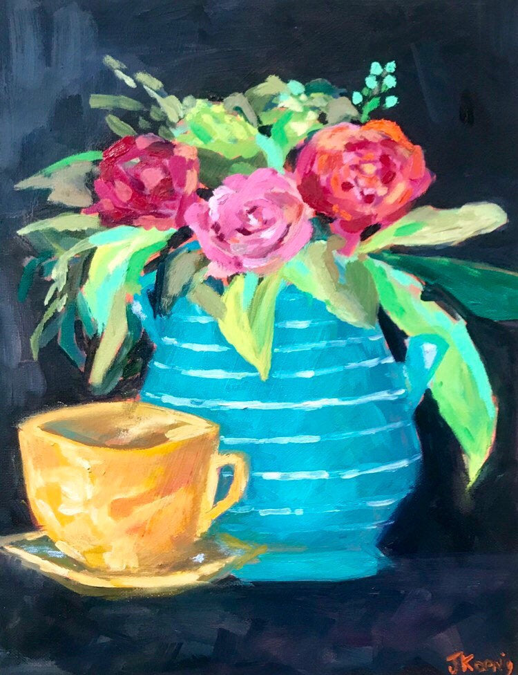Flowers and Tea