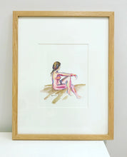Load image into Gallery viewer, Quarantined Woman in Watercolor VII
